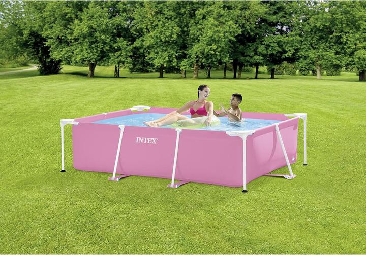 Produktbild Intex Rahmen Pool Rechteckig Rosa 220X150X60 Cm (220 x 150 x 60 cm)