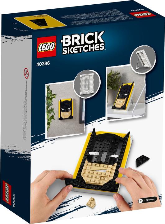 Actual product image LEGO Brick Sketches - Batman (40386)