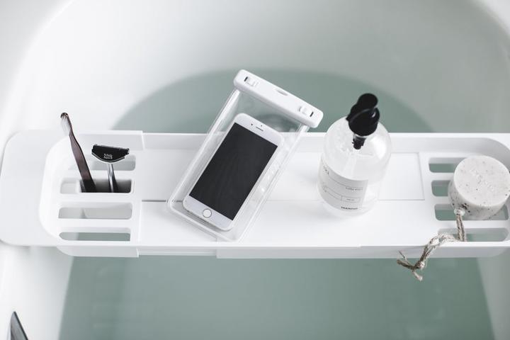 Actual product image Yamazaki Pull out bathroom shelf TOWER (75 x 15.5 x 4.5 cm)