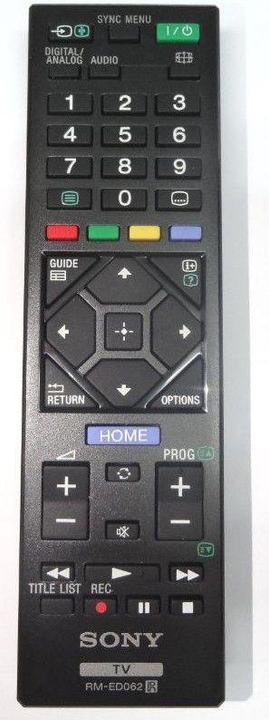 Actual product image Sony RM-ED062, replacement remote control (Device-specific remote control)