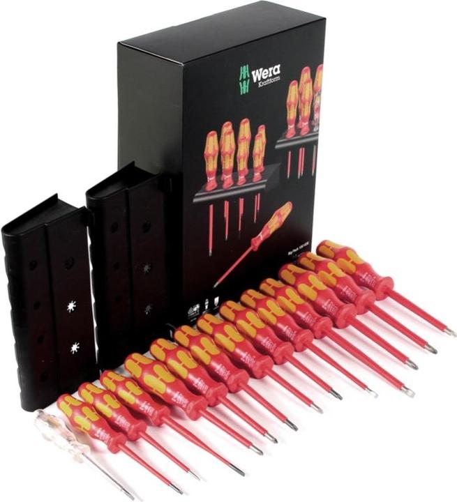 Actual product image Wera Kraftform Big Pack 100 VDE (Torx (TX), Pozidriv cross recess (PZ), Phillipps cross recess (PH))