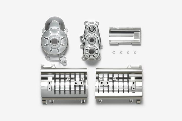 Actual product image Tamiya High Lift Matte Plated A-Parts (Gearbox)