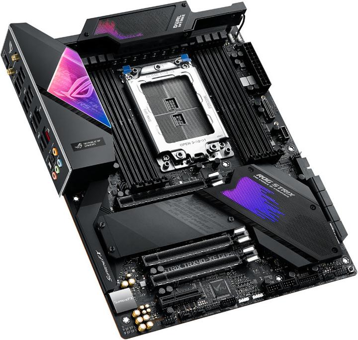 Actual product image ASUS ROG STRIX TRX40-XE Gaming, AMD TRX40 motherboard - Socket sTRX4 (sTRX4, ATX)