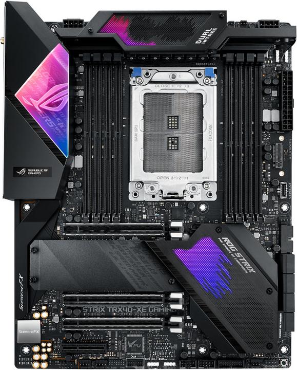Actual product image ASUS ROG STRIX TRX40-XE Gaming, AMD TRX40 motherboard - Socket sTRX4 (sTRX4, ATX)