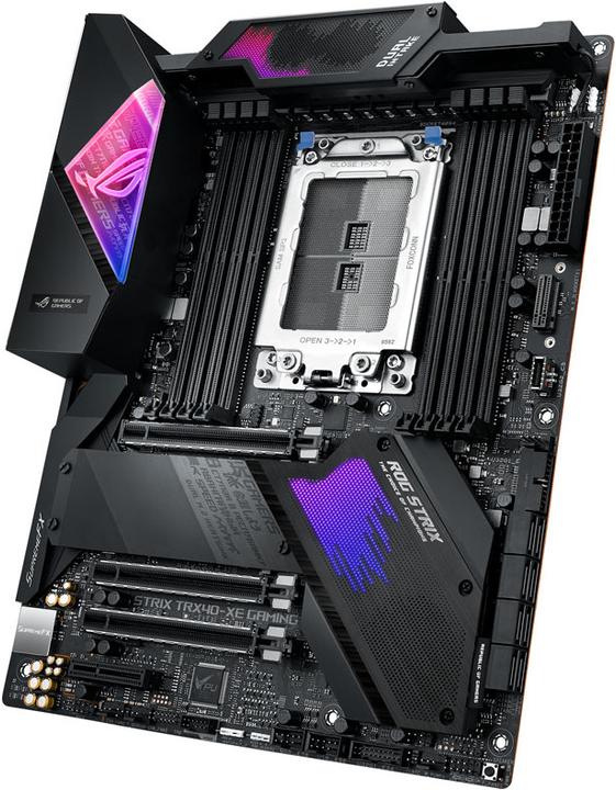 Actual product image ASUS ROG STRIX TRX40-XE Gaming, AMD TRX40 motherboard - Socket sTRX4 (sTRX4, ATX)
