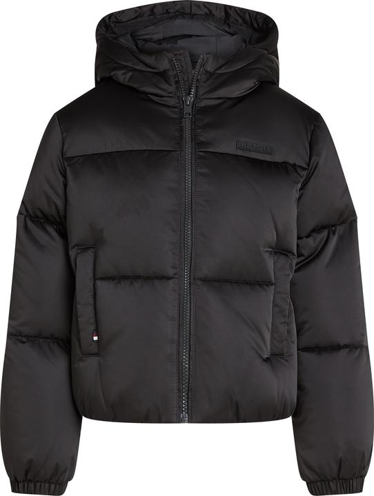 Produktbild Tommy Hilfiger Kids New York Satijnen Puffer Jas - Zwart - Girls - 8 jaar (8)