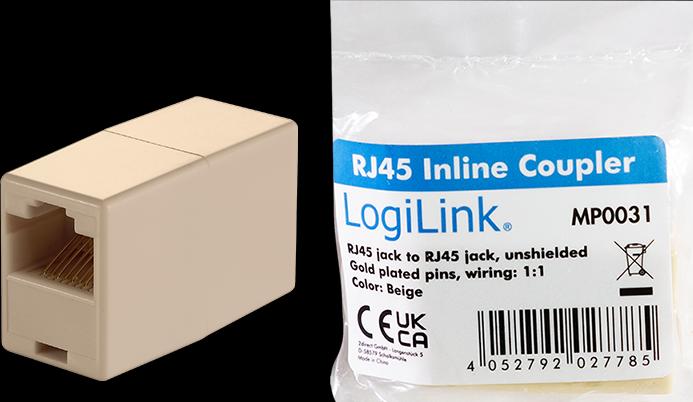 Actual product image LogiLink keystone jack (Network coupling)