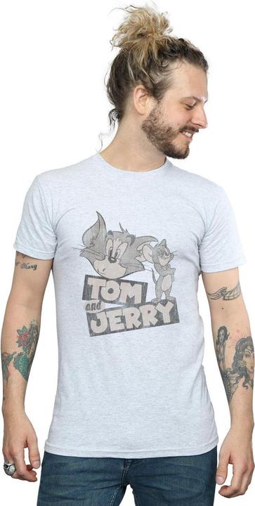 Actual product image Tom & Jerry Mens Wink Cotton T-Shirt (S)