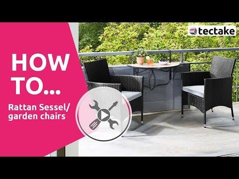 Produktbild tectake 2 Rattansessel