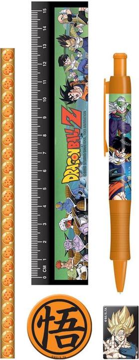 Actual product image Dragon Ball Z Characters Stationery Set (Colored, 1 x)