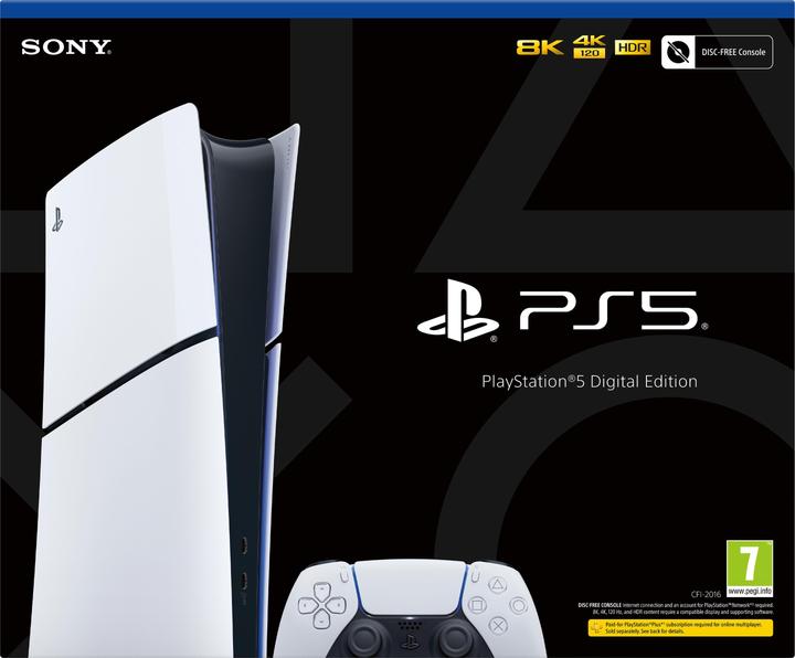 Produktbild Sony PlayStation 5 Digital Edition Slim (Nordic)