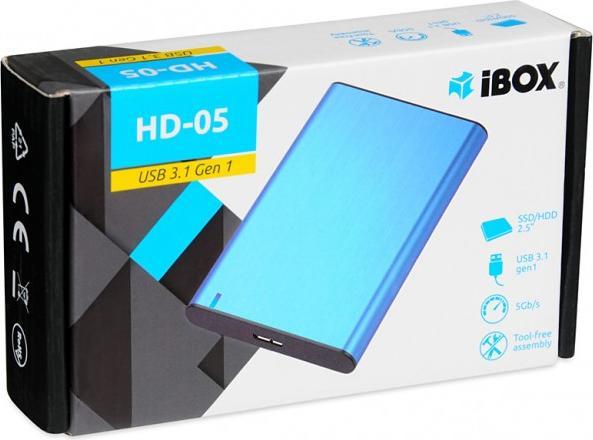 Actual product image iBox HD-05 HDD / SSD enclosure 2.5 inch (2.5")
