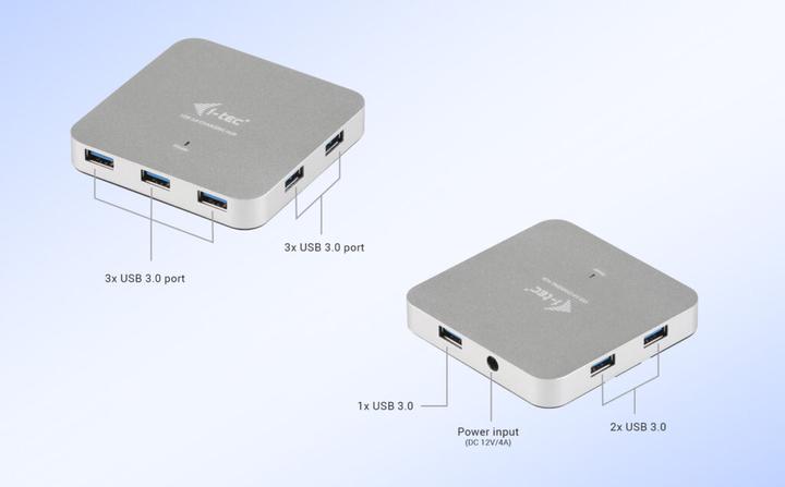 Immagine prodotto i-tec U3HUBMETAL7 (USB-A, 7 Porti)