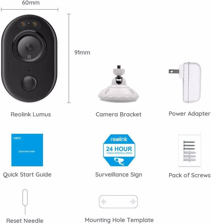Produktbild Reolink Lumus Series E430-4MP (1920 x 1080 Pixels)