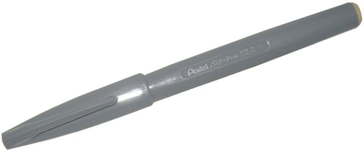 Actual product image Pentel Fibre pen Sign Pen (Grey, 1 x)