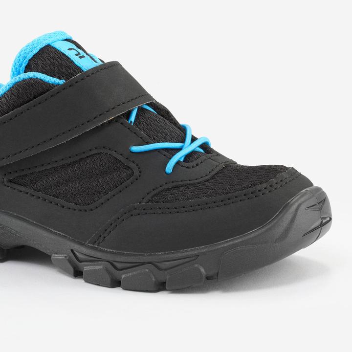 Produktbild Quechua Wanderschuhe Kinder Grösse 24–34 Klettverschluss - NH100 schwarz (31)
