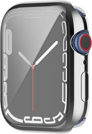 Actual product image Cover-Discount Apple Watch 45mm - Rubber Protection Case silver