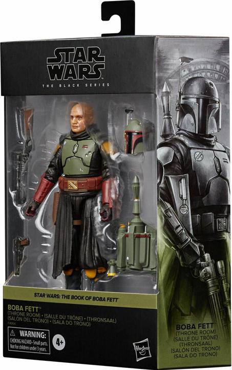 Actual product image Hasbro The Black Series Boba Fett (Thronsaal) 15 cm grosse Star Wars: The Book of Boba Fett Figur