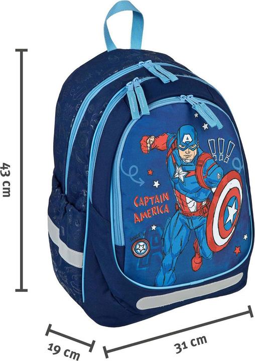 Image du produit Undercover Ergonomischer Schulrucksack Captain America