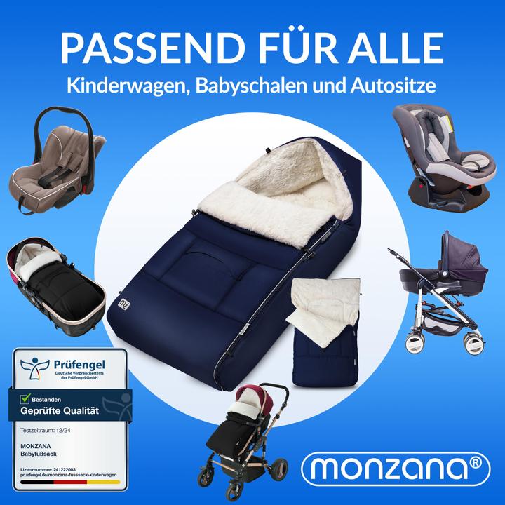 Actual product image Monzana Baby footmuff
