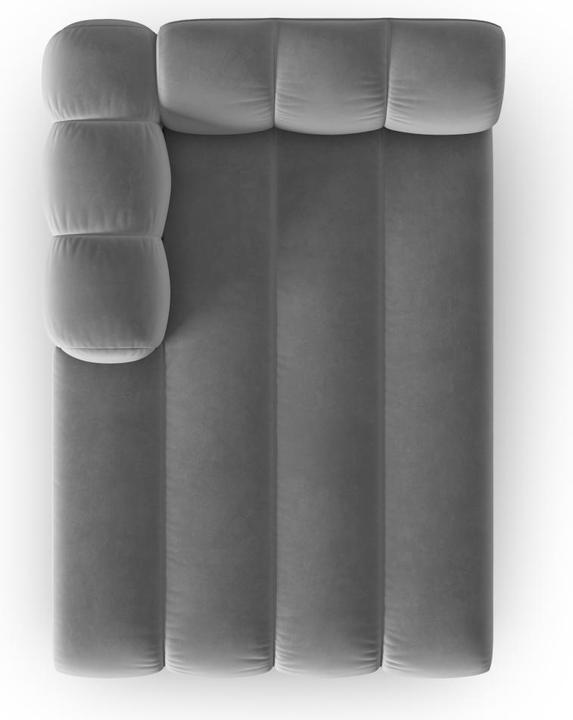 Actual product image Micadoni Velvet Chaise Longue Left, "Lupine", 2 Seats, 117x177x70Made in Europe (Chaise longue)