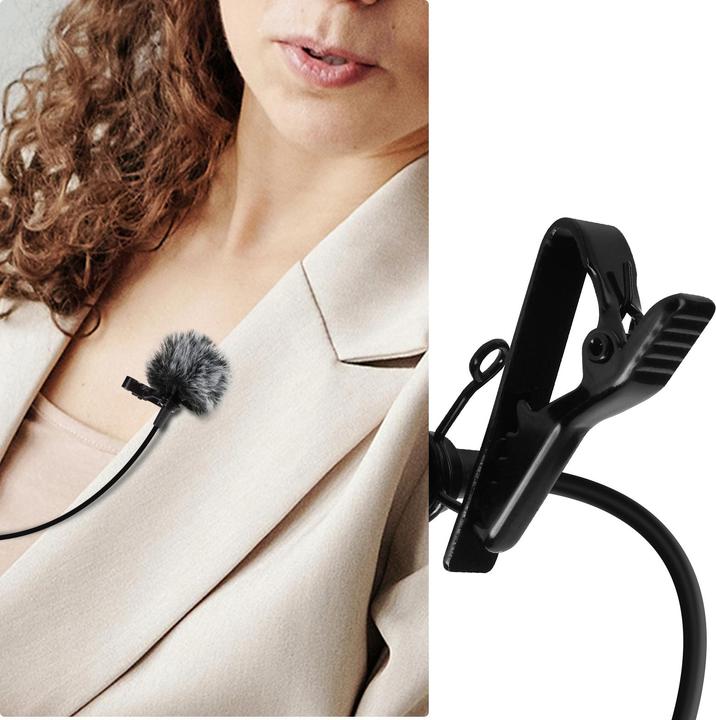 Actual product image Puluz Tie Microphone with USB-C Connector