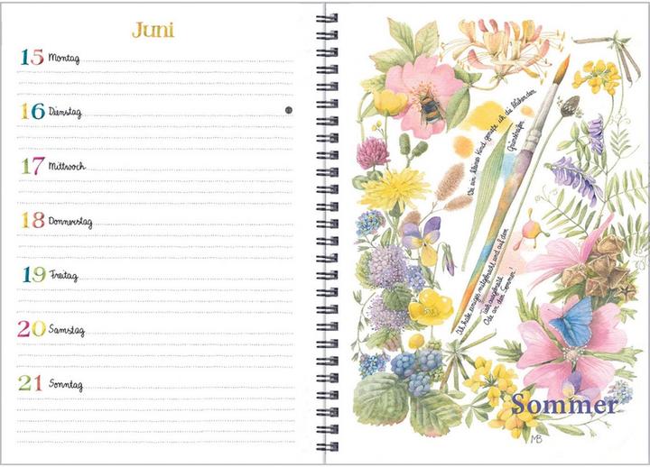 Actual product image Nature calendar (15.5 x 23 cm, Hardcover, German)