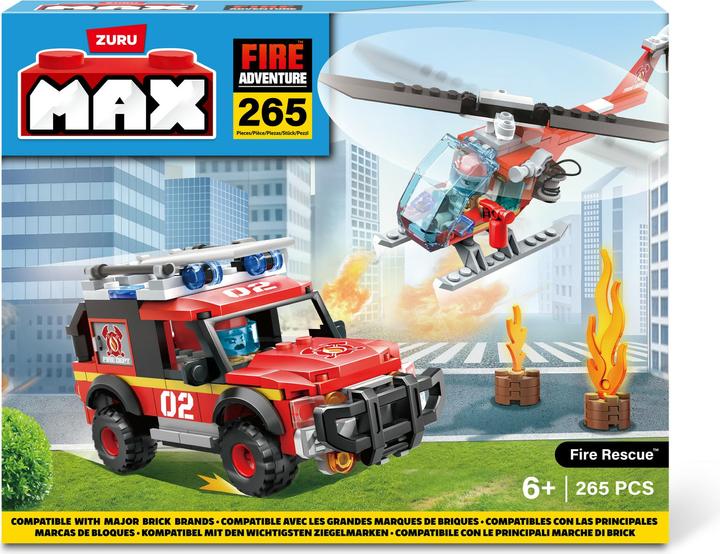 Produktbild Zuru Feuerwehrauto Max City 265-Teilig