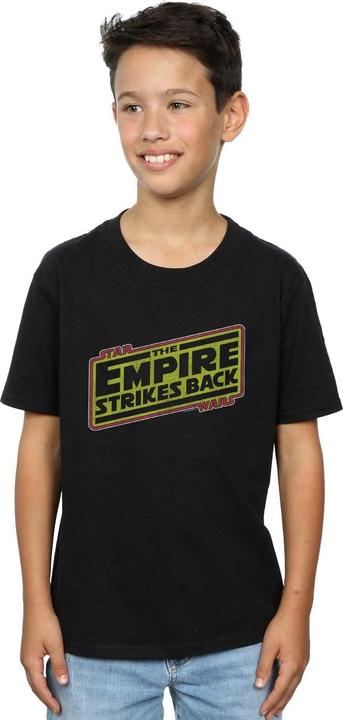 Actual product image Star Wars Boys The Empire Strikes Back Logo T-Shirt (116)