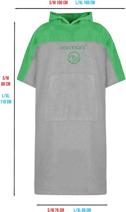 Immagine prodotto Normani Poncho da donna per surfisti Kuta - 8779 (XL)