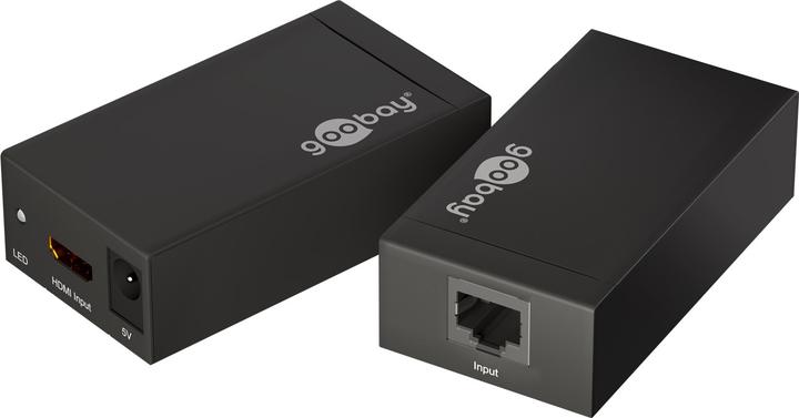 Image du produit Goobay Prolongateur HDMI/CAT 5/6 (Rallonge CAT)