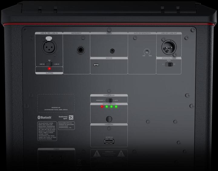 Produktbild Teufel Rockster Air Stereo Set (30 h, Netzbetrieb, Akkubetrieb)