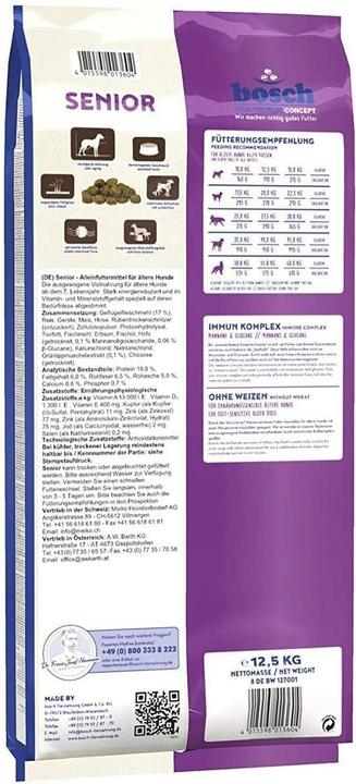 Actual product image Bosch Petfood Senior (Senior, 1 pcs., 12500 g)