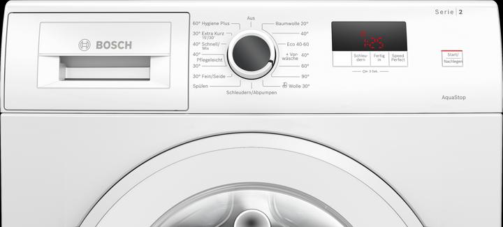 Actual product image Bosch Hausgeräte WGE02471 (7 kg, Left)