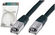 Actual product image Digitus CAT 5e SF-UTP patch cable Cu PVC AWG 26/7 length 10 m colour black (SF/UTP, CAT5e, 10 m)