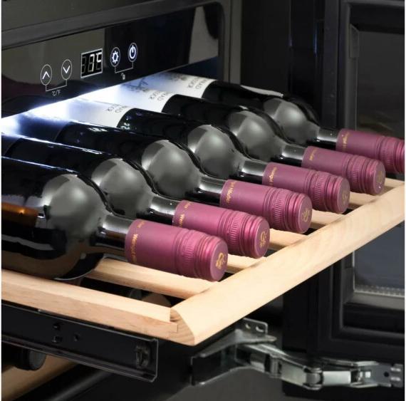 Image du produit Caso Cave à vin encastrable Wine DeLuxe E 18, Droite, Réversible