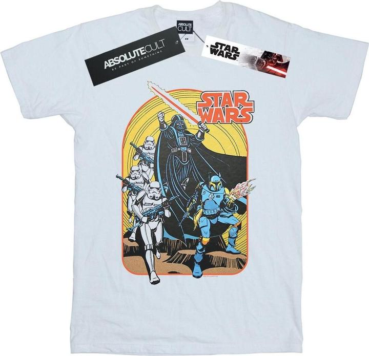 Produktbild Star Wars Vintage Comic Scene TShirt (4XL)