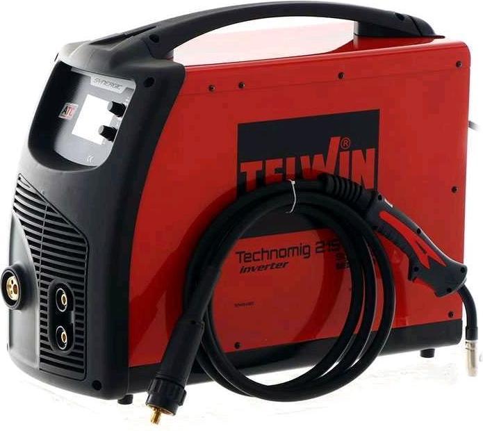 Image du produit Telwin Technomig 215 Dual Synergic poste de soudage inverseur GASNO GASMIGMAGMMA et TIG