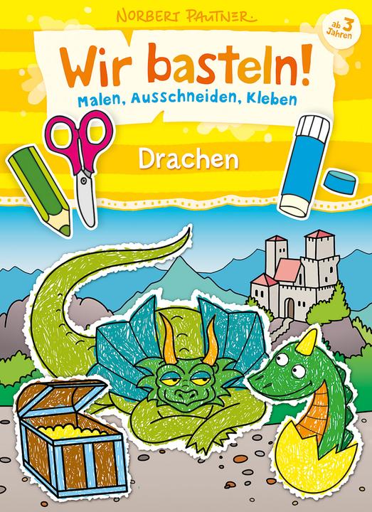 Immagine prodotto Wir basteln! - Malen, Ausschneiden, Kleben - Drachen (Tedesco, Creativo Loewe, Norbert Pautner, 2022)