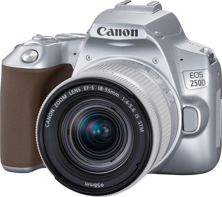 Immagine prodotto Canon EOS 250D + EF-S 18-55mm f/4-5.6 IS STM (18 - 55 mm, 24.10 Mpx, APS-C / DX)