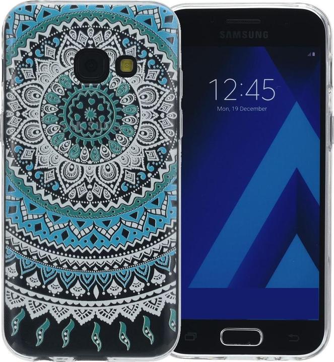 Produktbild König Design Henna Cover für Samsung Galaxy A5 2017 Case Schutz Hülle Silikon Sonne Blau Neu (Samsung Galaxy A5 (2017))