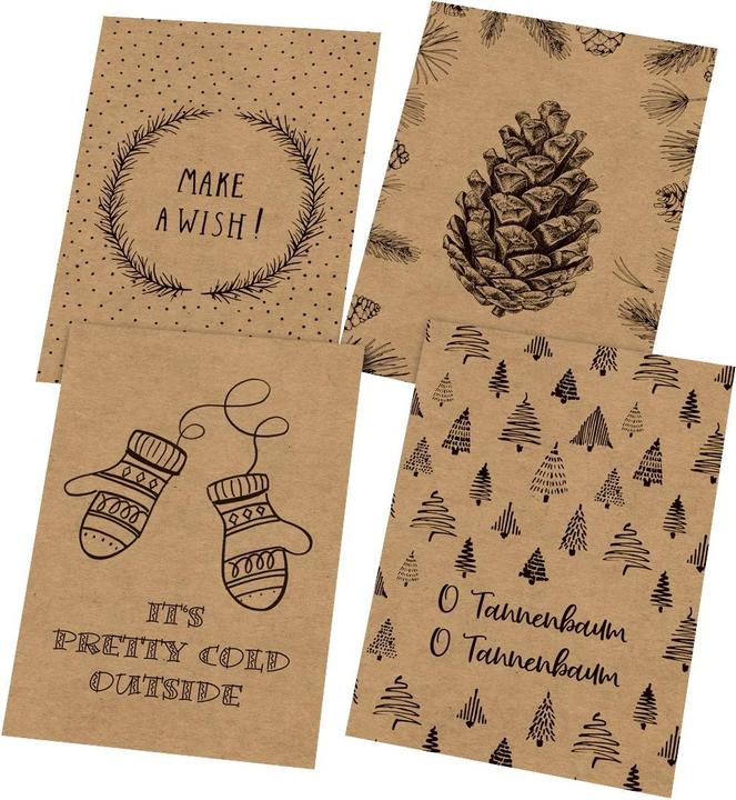 Immagine prodotto Sigel Set di cartoline natalizie "Natural Christmas", DIN A6 (1 pz.)