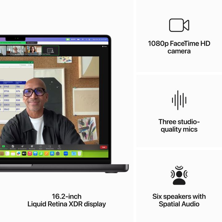 Actual product image Apple MacBook Pro - Late 2023 (16", M3 Max, 64 GB, 2000 GB, CH)