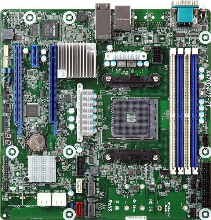 AsRock X470D4U2-2T (AM4, AMD X470, mATX)