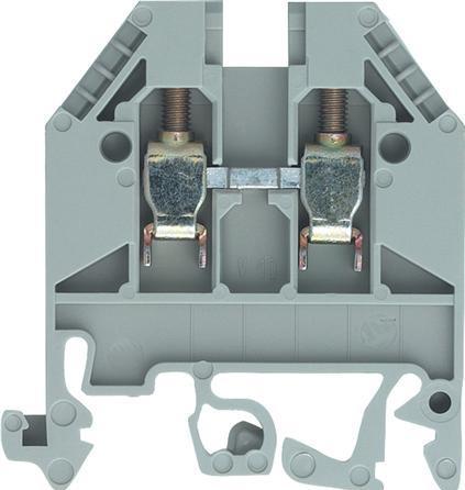 Gennemgang terminal selos WK 4/U Grey 57.504.0055.0 Grå 1 pc