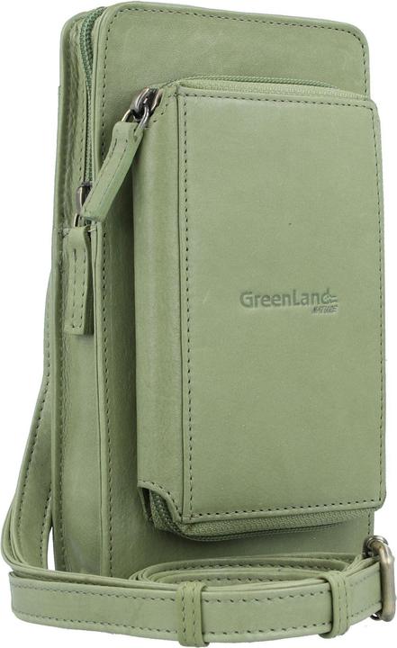Produktbild Greenland Nature Nature Soft Handytasche Geldbörse Leder 11 cm