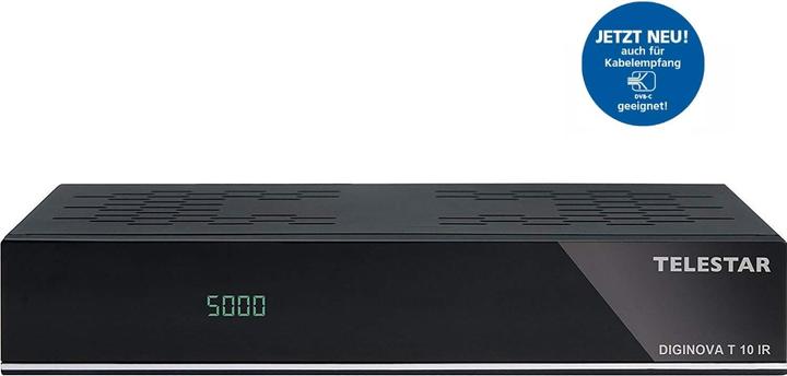 Produktbild Telestar DIGINOVA T 10 IR (5000 GB, DVB-T, DVB-T2, DVB-C)