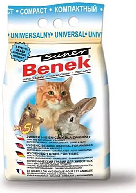 Actual product image Certech Super Benek Universal Compact - Cat litter clumping 5 litres (Clumping, Non-dusting)
