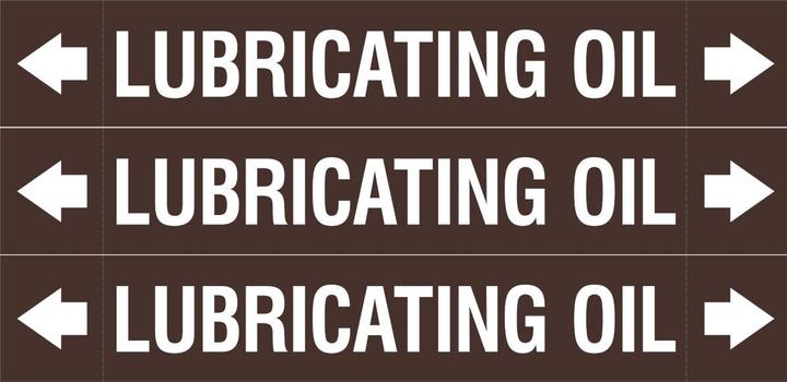 Actual product image Brady ASME - Pipe markers - Lubricating Oil