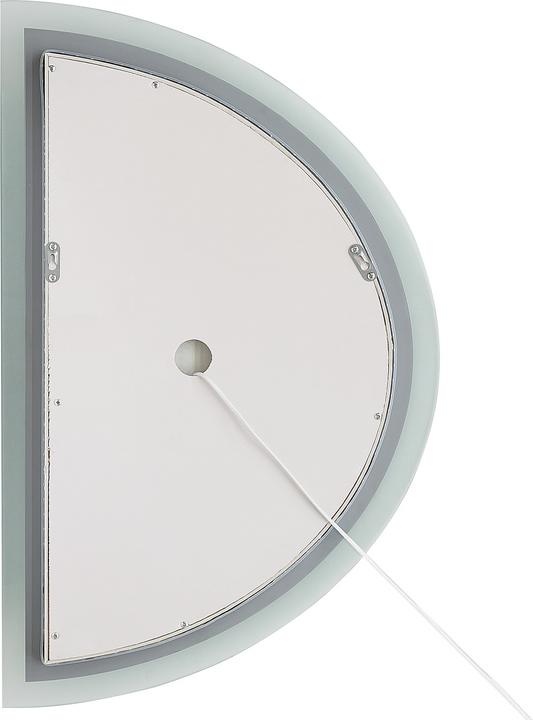 Image du produit Beliani miroir mural LED semi-circulaire ø 80 cm argent BEZONS (49 x 80 cm)